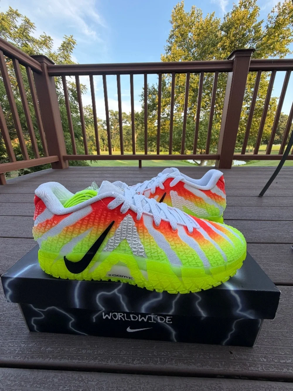 Nike Ja 3 SE White Black Bright Crimson Volt Basketball Shoes